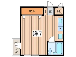 クリアウォ-タ-【2階】の間取り