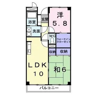 ライブ・セトウルK【1階】の間取り