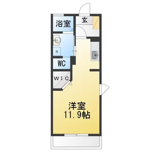 ソレイユK【1階】の間取り