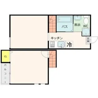 Gran de 愛宕橋【1階】の間取り