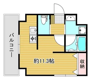 AXIS平尾1番館【7階】の間取り