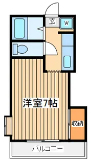 ディーシーキャロル【2階】の間取り