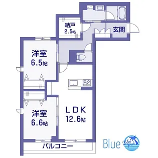 シャーメゾン湘南松が丘II【2階】の間取り