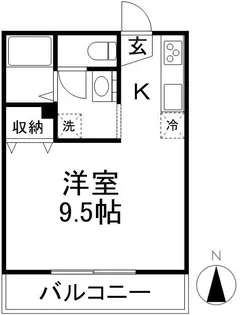 レバランス畑口【2階】の間取り