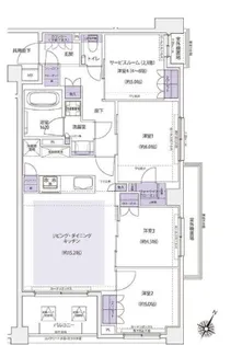 KDXレジデンス横濱紅葉坂【3階】の間取り