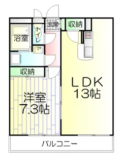 プランドール千寿【3階】の間取り