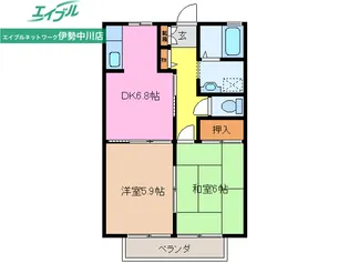 コンフォール B【1階】の間取り