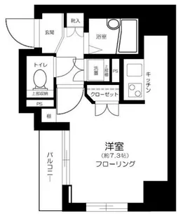 ドルチェ京橋壱番館【10階】の間取り