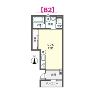 Villeneuve(ヴィルヌーブ)【2階】の間取り