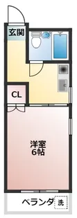 マンションカツマタ【1階】の間取り
