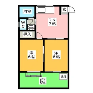 メイプルハウス【1階】の間取り