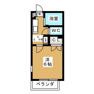 ミニマックスハイツ【1階】の間取り