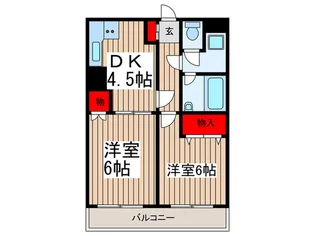 ワコーレ エレガンス春日部第一【2階】の間取り
