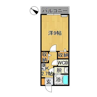 シャローム・クン【3階】の間取り