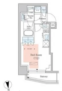 プライムアーバン品川中延【10階】の間取り