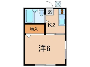 シャトレ赤塚【1階】の間取り