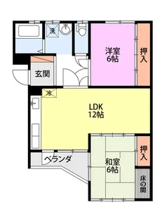 エクセルいうら【3階】の間取り
