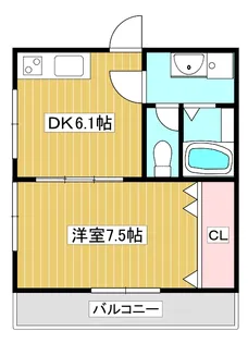 時喜成田【2階】の間取り