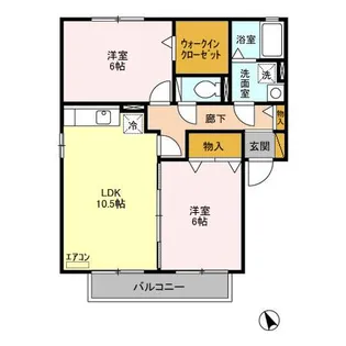 レグルス・レジデンスI【2階】の間取り