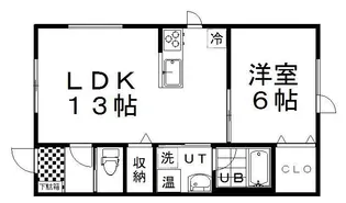 ブランシェ6【1階】の間取り