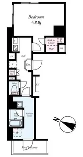 EsTRUTH IRIYA【13階】の間取り