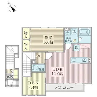 リガーレ【2階】の間取り