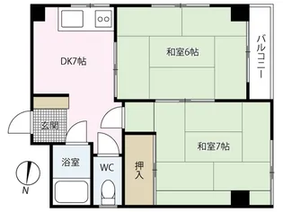 宮田ビル【4階】の間取り