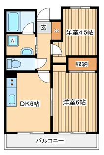 第9エルム大倉山【1階】の間取り