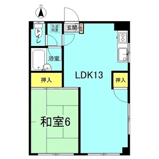 コーポビオラセア【1階】の間取り