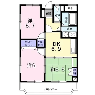 BIS メゾンなごみ【1階】の間取り