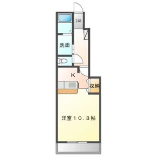 エスポワール A棟B棟【1階】の間取り