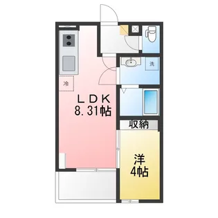 グラン大和町【1階】の間取り