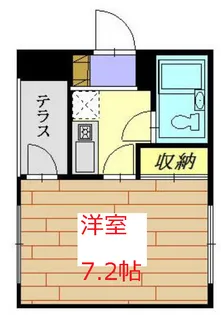 諏訪コーポ川崎【1階】の間取り