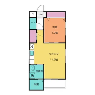 モリミエール【3階】の間取り
