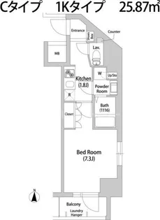BRISA本郷真砂【2階】の間取り