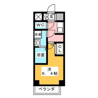 S-RESIDENCE熱田【7階】の間取り