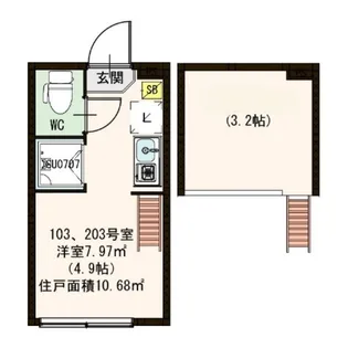 大原テラス【2階】の間取り