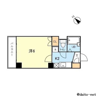 日本橋荒木ビル【2階】の間取り