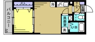 フロレゾン稲毛【1階】の間取り