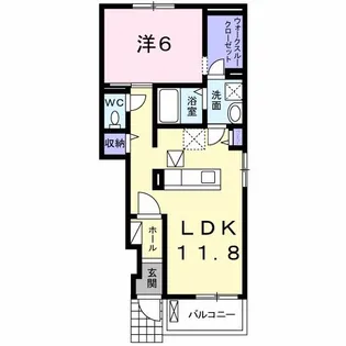 パークサイド仲町【1階】の間取り