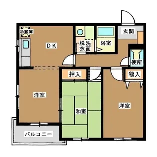 メゾン・ド・マロン【2階】の間取り