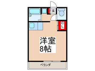 ル・モンド三田【2階】の間取り