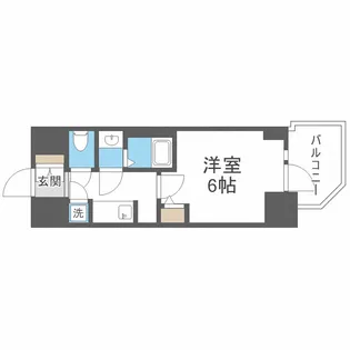 S-RESIDENCE都島Lux【3階】の間取り