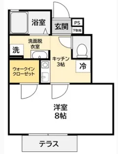 progress プログレス B棟【1階】の間取り