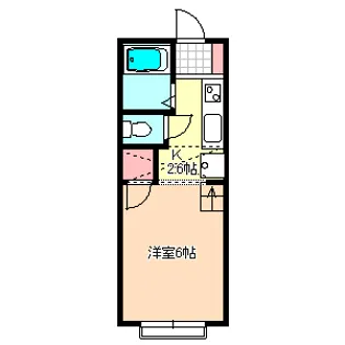 サンフラワー弥生【1階】の間取り