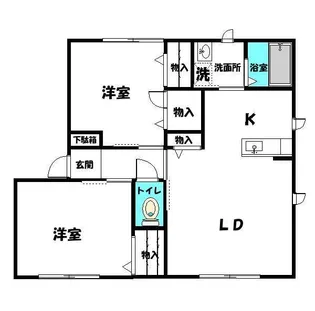 フォレスト【1階】の間取り