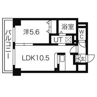 ゾネ医大キャンパス前【7階】の間取り