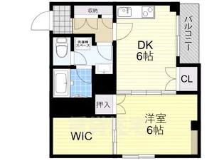 アムズV桑津【2階】の間取り