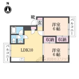 中川ハイツ【2階】の間取り