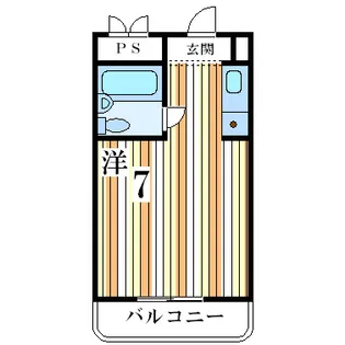 ルネッサンスロンシャン【5階】の間取り